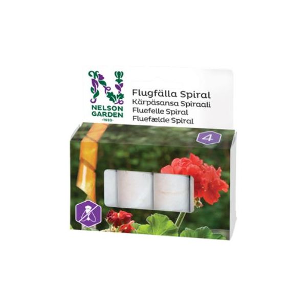 Nelson Garden 8652 Fluefelle spiral, 4-pakning