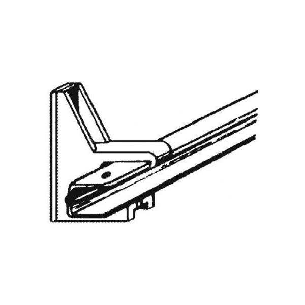 Elfa 225214 Universalglidelist 550 mm, hvit