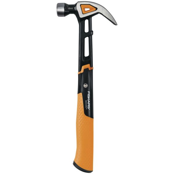 Fiskars IsoCore Snekkerhammer bøyd klo M, 16 oz
