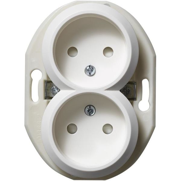 Schneider Electric Renova WDE011121 Vekkuttak uten ramme, ujordet, 2-veis