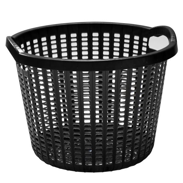 Nyby Bruk 6031-8 Løvkorg 55 l, svart