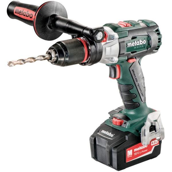 Metabo SB 18 LTX BL I Slagbormaskin med 4,0Ah-batterier og lader