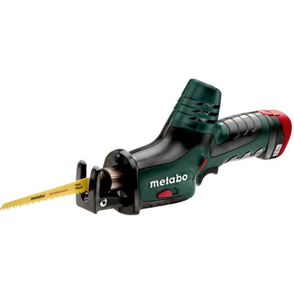 Metabo POWERMAXX ASE Tigersag med 2,0 Ah-batterier og lader
