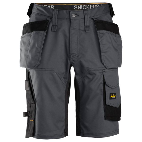 Snickers 6151 AllroundWork Shorts stålgrå / svart 44