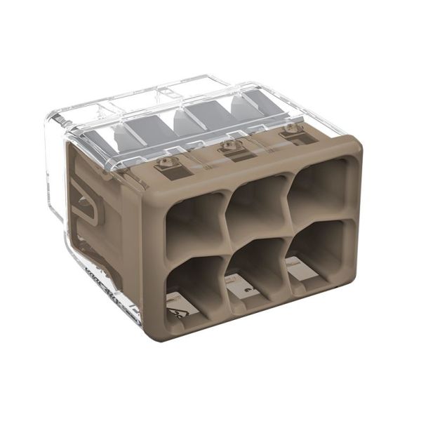 Wago 2773-406 Toppklemme 450 V 6-polet, grå, 50-pakning