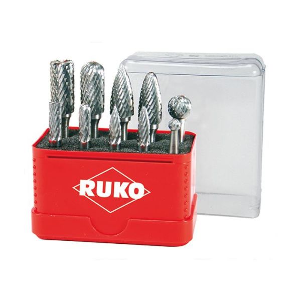 Ruko 116002 Slipestiftsett 10 deler
