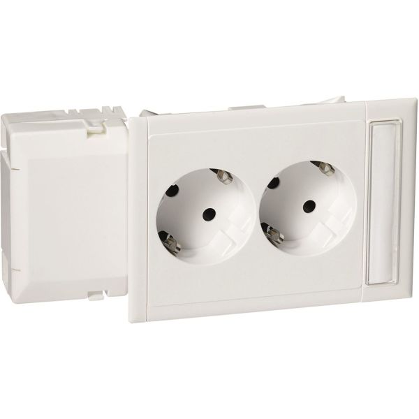Schneider Electric 5940044 Masteruttak 2-veis Hvit