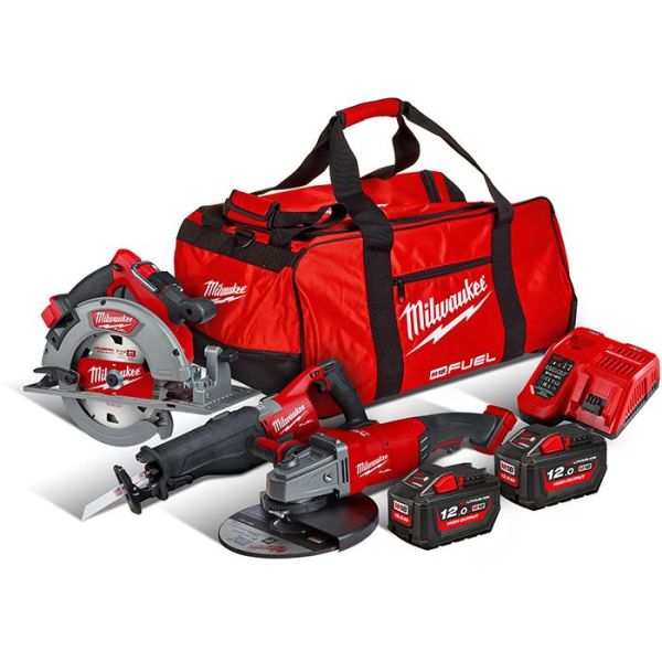 Milwaukee M18 FHPP3A-122B Verktøypakke