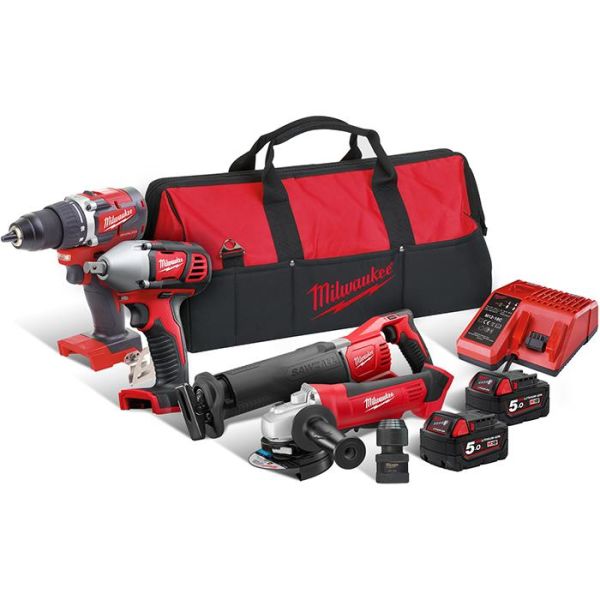 Milwaukee M18 CBLPP4B-502B Verktøypakke