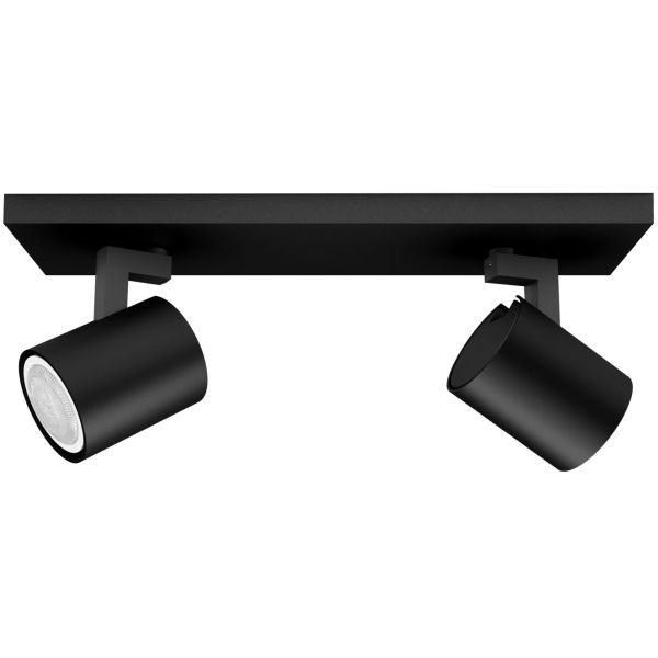 Philips Hue Runner Spotlight 2 x 5 W LED, IP20 Svart