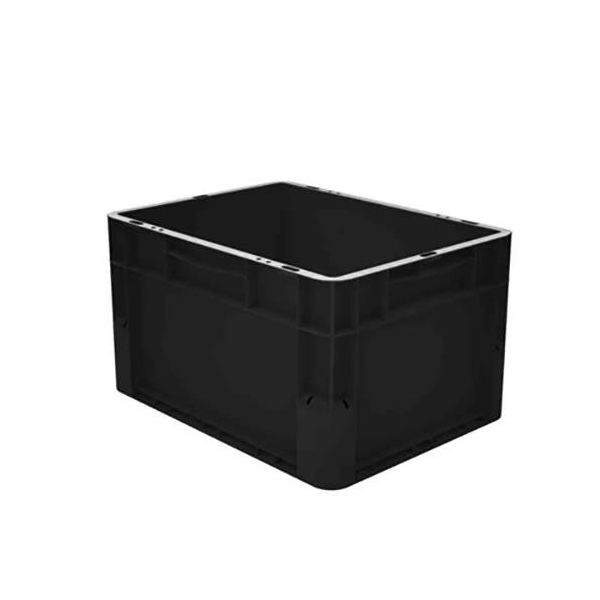 Schoeller Allibert Euroclick 8304 Transportkasse 400x300x235 mm Svart recycled