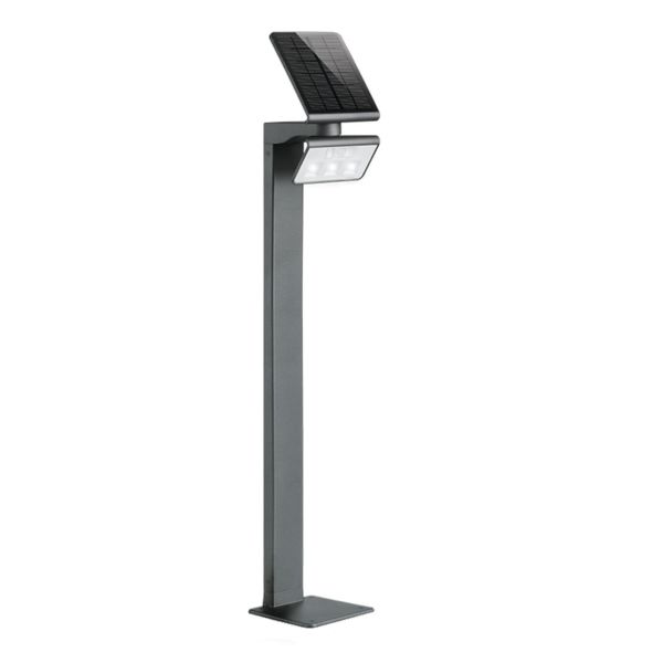 Steinel 9830 ///LED-frontlykter soldrevet, poll, svart