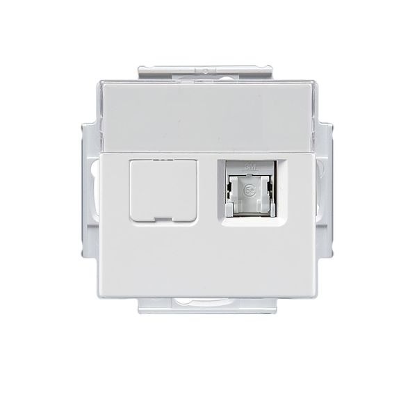 ABB FOT6208-84 Datauttak 2 x RJ45, C6 UTP Hvit