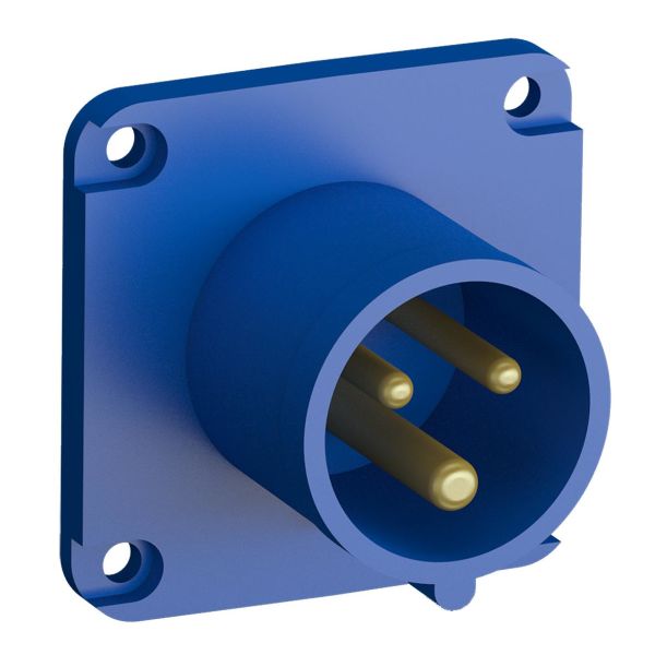 ABB 2CMA102292R1000 Panelinntak hurtigtilkoblet, vibrasjonsbestandig Rett, 3-polet, 16 A