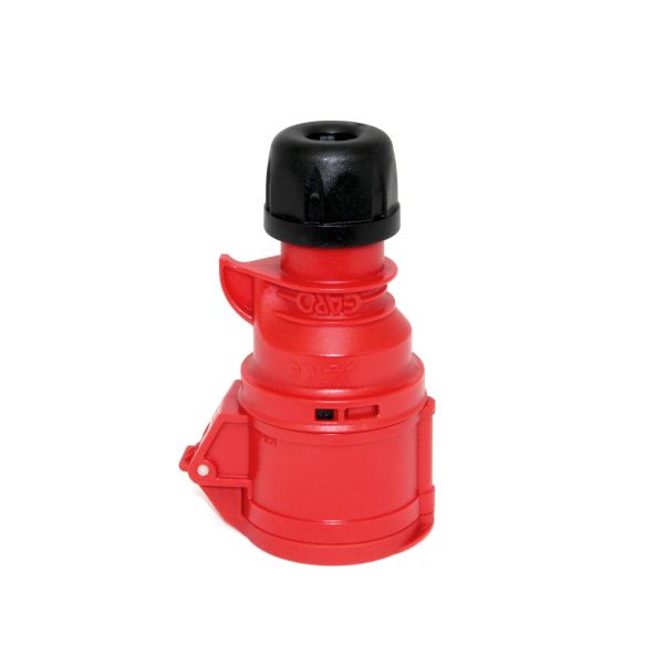 Garo Basic Skjøtekontakt IP44 5-polet 16 A 6 h, rød