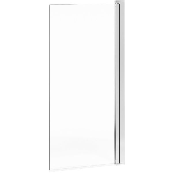 Gustavsberg Square Badekar dør klart glass, polert profil 80 cm