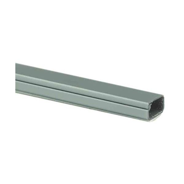 Plasfix 2407-7G Kabelkanal selvheftende, med lokk, 2 m 16 x 10 mm, aluminiumsfarget