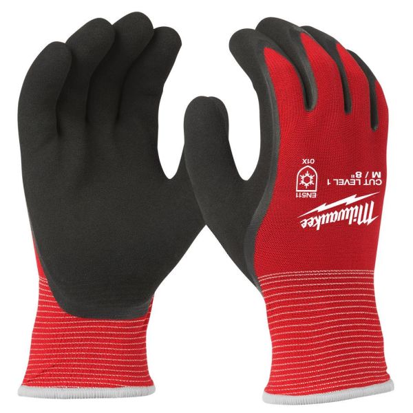 Milwaukee Winter Level 1 Arbeidshansker med pustende dobbelt fôr M/8