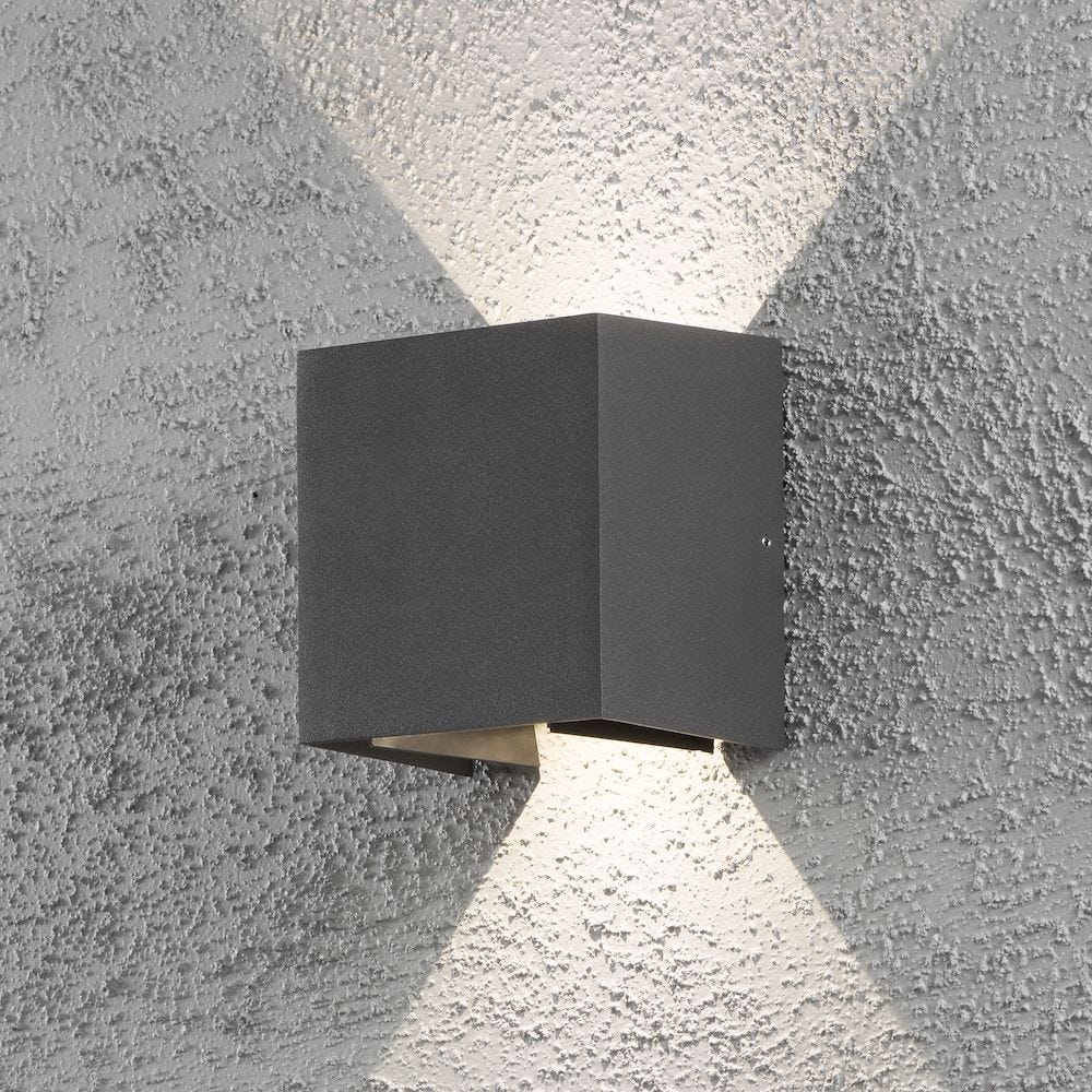 Konstsmide Vegglampe Cremona Led Dark Gray