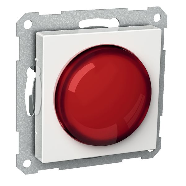 Schneider Electric Exxact Parallelltrykknapp hvit, 1-polet