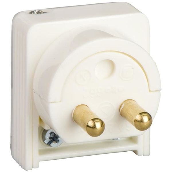 Schneider Electric 189518600 Lampepropp ujordet, 2-polet, for ledningsmontering