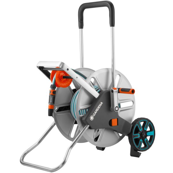 Gardena AquaRoll L Easy Metal Slangevogn med 30 m Classic-slange, 3/4"