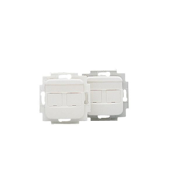ABB FOT5000 Festeramme med midtplate 2 x RJ45, Keystone