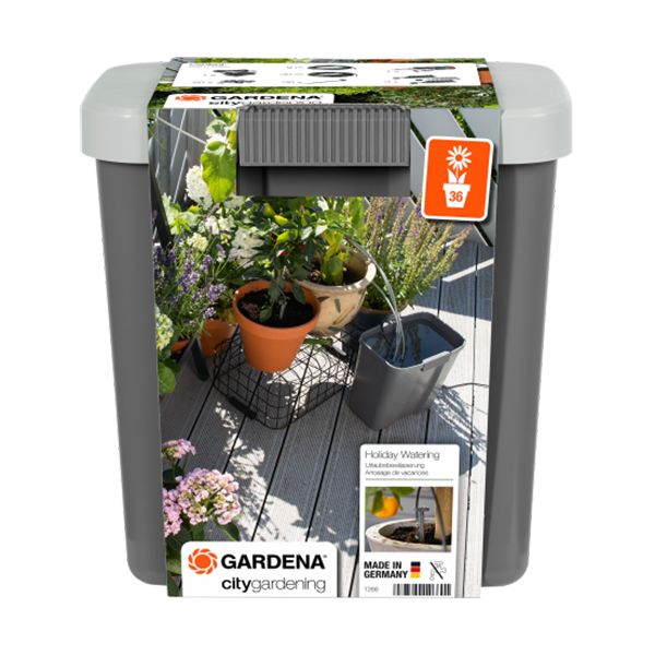 Gardena City gardening Ferievanning med beholder