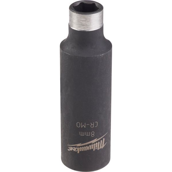 Milwaukee Shockwave Impact Duty Kraftpipe 3/8"-feste, lang 8 mm