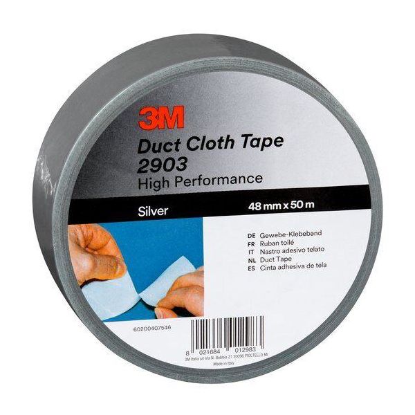 3M Scotch 2903 Gaffateip sølv 48 mm x 50 m