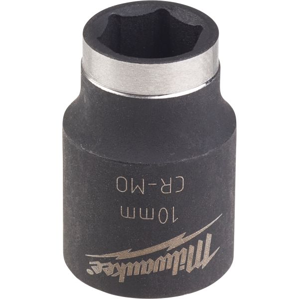 Milwaukee Shockwave Impact Duty Kraftpipe 3/8"-feste, kort 10 mm