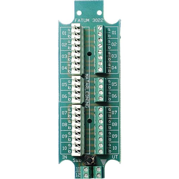 Alarmtech 3022.02 Alarmsplint 10 par, med sabotasjekontakt Sete/skrue