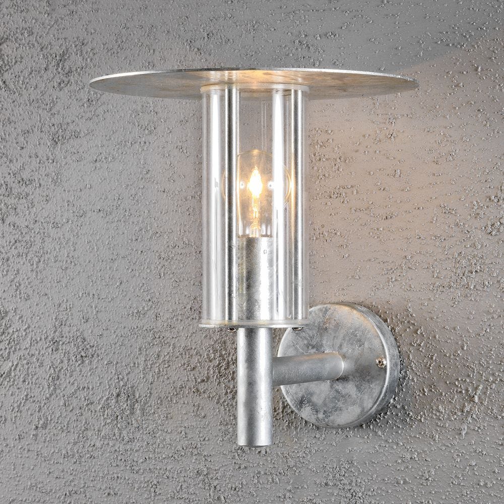 Konstsmide Vegglanter Artwork Mode E27 Galvanized
