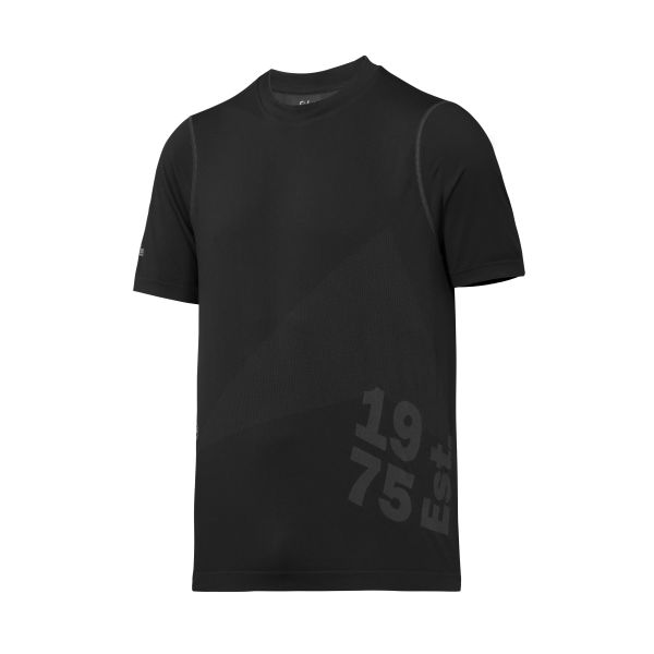 Snickers 2519 FlexiWork T-skjorte svart XS