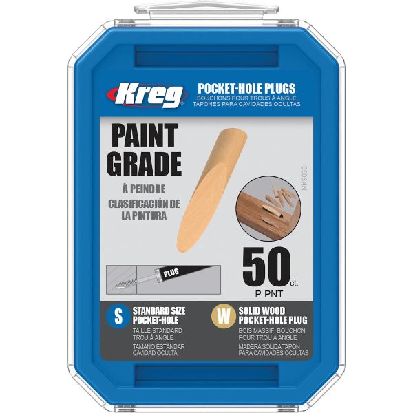 Kreg P-PNT-INT Treplugg 50-pakk