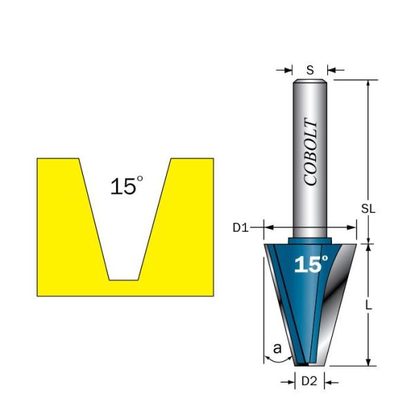Cobolt 209-150B Fasefres L=29, D=22