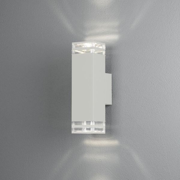Konstsmide Antares Veggarmatur 2 x GU10-sokkel Hvit