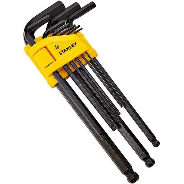 STANLEY 0-69-256 Unbrakonøkkelsett 9 deler, 1,5–10 mm