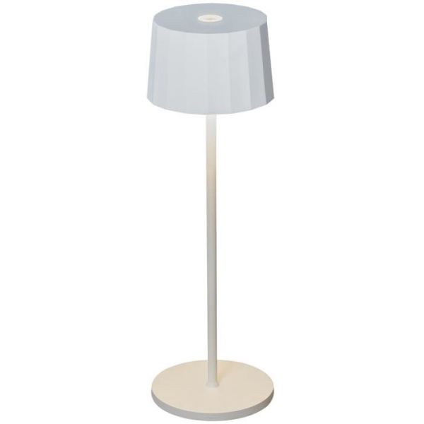 Konstsmide Positano Bordslampe USB, 2,2W Hvit