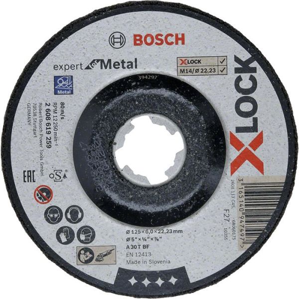 Bosch Expert for Metal Slipeskive X-LOCK 115 × 6 × 22,23 mm