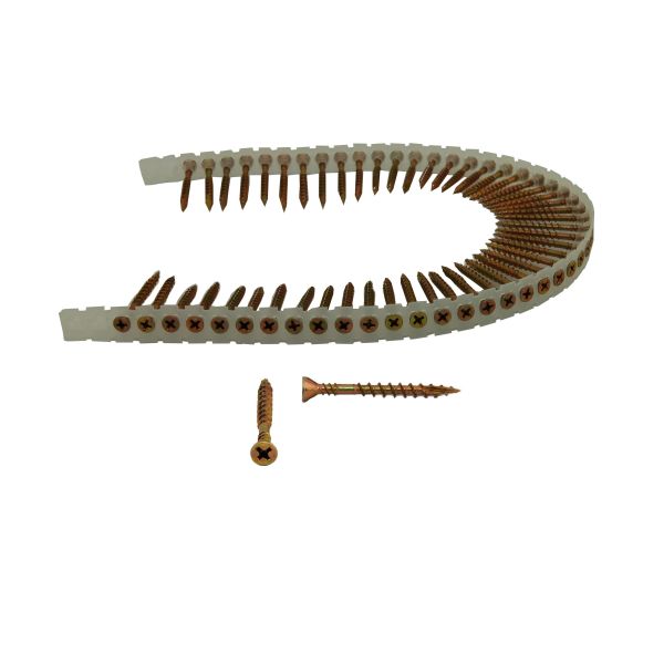 Aerfast 42R35MY Sponplateskrue RETTBÅNDET, GULKROM 1000-pakning 4,2 x 35 mm