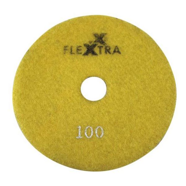 Flexxtra 100.170 Diamantslipeskive 125 x 4 mm, våt/tørr Grit 100