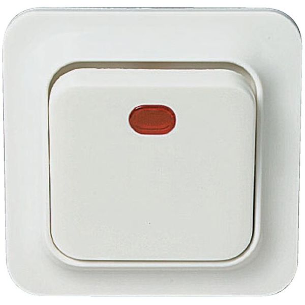 Schneider Electric Trend 183014700 Vippetrykknapp inkl. neonlampe