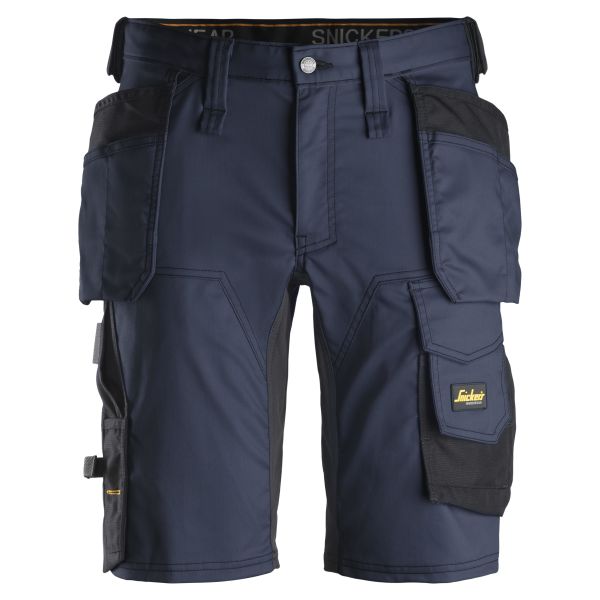 Snickers 6141 AllroundWork Arbeidsshorts marineblå/svart 44