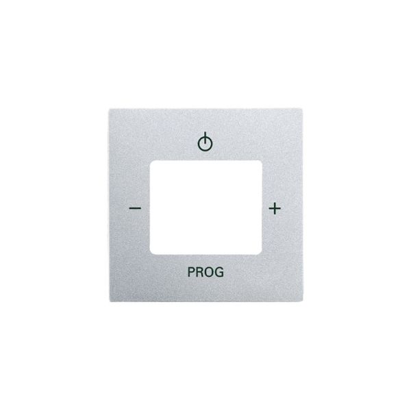 ABB Impressivo Midtplate for digitalradio Aluminium