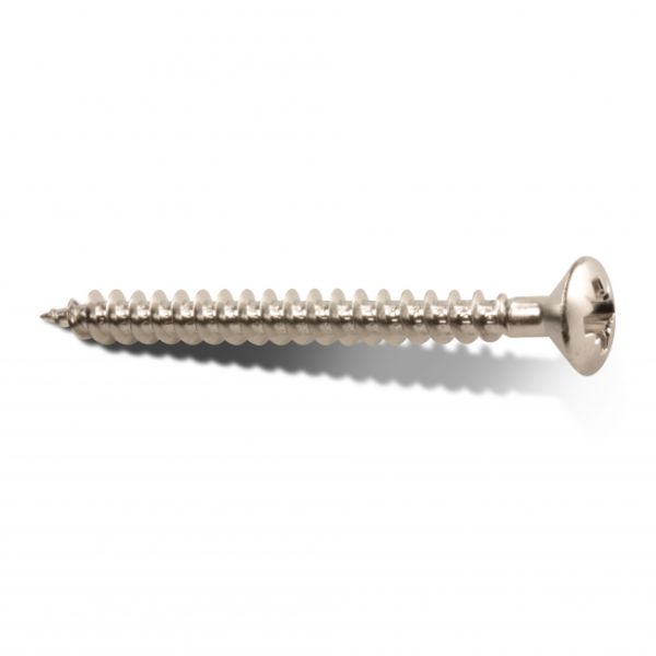 Heco 9601201 VVS-skrue Rustfritt stål A2, polert 5,5 x 50 mm, 10-pakning