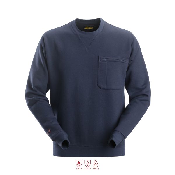Snickers 2861 ProtecWork Sweatshirt marineblå XS
