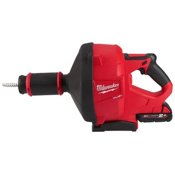 Milwaukee M18 FDCPF10-201C Avløpsrenser med 2,0Ah batteri og lader