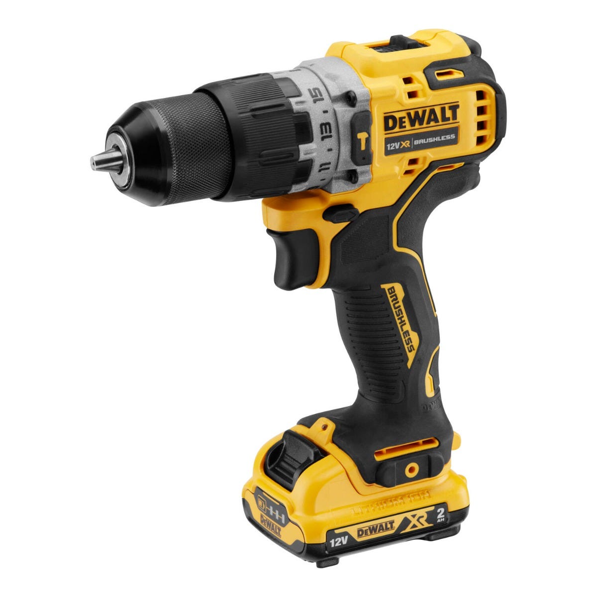 DeWalt Boremaskin Sett DCD706D2 inkl. Batteri og lader