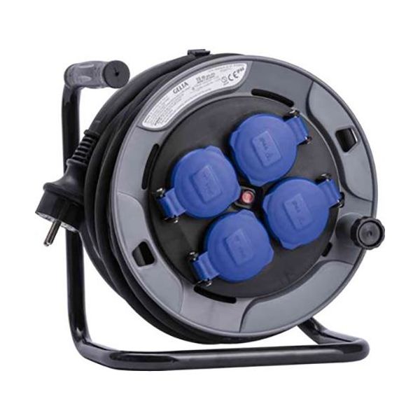 Gelia 4055027171 Kabeltrommel 15 m